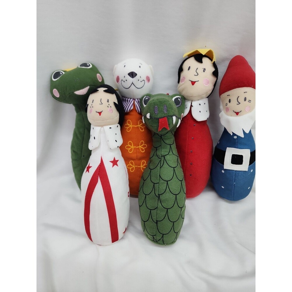 Ikea Upptrada Soft Plush Toddler Fairytale Bowling Set Read Description - Picture 4 of 10